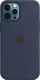 Apple Silikon Case mit MagSafe für iPhone 12 Pro Max dunkelmarine