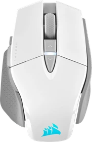 Corsair Gaming M65 RGB Ultra Wireless, weiß/hellgrau, USB/Bluetooth (CH-9319511-EU2)