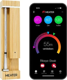 Apption Labs Meater Pro Bluetooth Fleisch-Thermometer honey digital