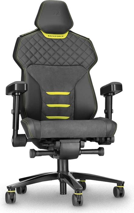 Backforce One Plus Gamingstuhl, schwarz/gelb