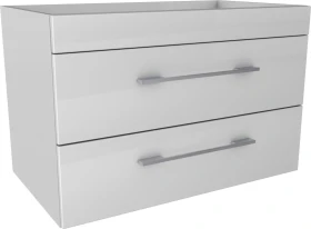 Lanzet K5 Waschtischunterschrank 87.9x50.3x57.5cm, weiß