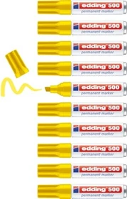 edding 500 Permanentmarker gelb, 10er-Pack