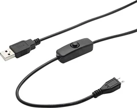 USB-A / Mini-B Adapterkabel mit Schalter, USB 2.0, 1.5m (verschiedene Markenbezeichnungen)
