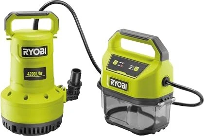 Ryobi RY18STPA-0 Akku-Klarwassertauchpumpe/Schmutzwassertauchpumpe solo