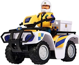 Simba Toys Feuerwehrmann Sam - Polizei Quad mit Figur