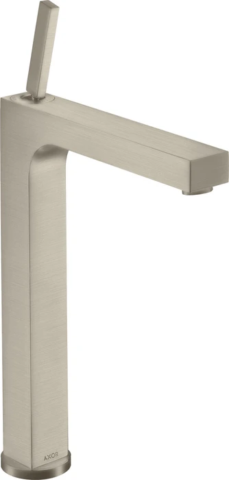 Hansgrohe Axor Citterio 280 Waschbeckenarmatur mit Pingriff und Ablauffernbedienung brushed nickel
