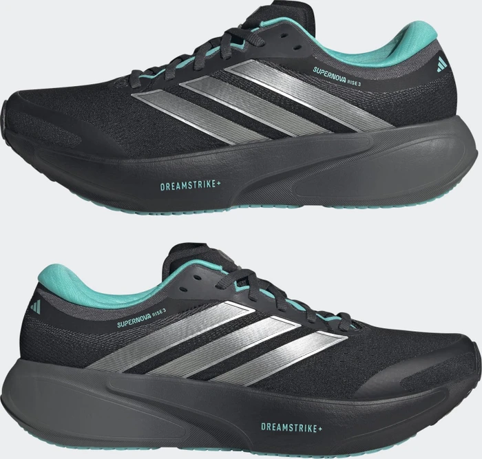 adidas Supernova Rise 3 Mercedes AMG Petronas F1 Team core black/silver metallic/semi mint rush (Herren)