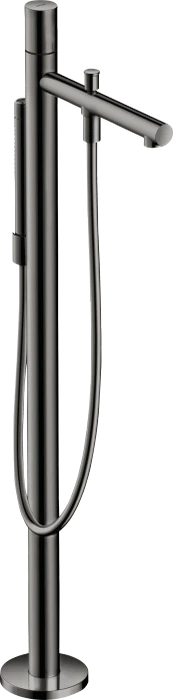 Hansgrohe AXOR Uno Einhebel-Wannenmischer bodenstehend mit Zerogriff polished black chrome