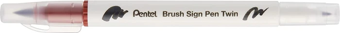 Pentel Brush Sign Pen Twin SESW30C braun