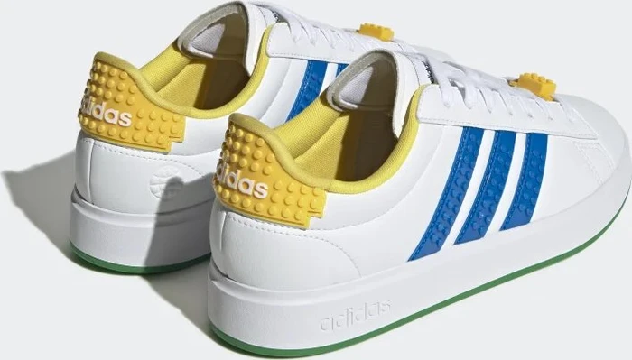 adidas Grand Court X Lego 2.0 cloud white/shock blue/yellow