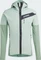 adidas Terrex Techrock Hooded Wind Fleece Jacke silver green (Herren) Vorschaubild