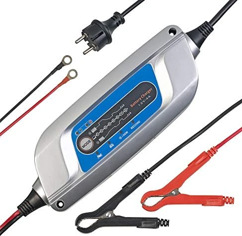 Lescars Kfz-Batterieladegerät mit 8 Batterielade- & Pflegestufen