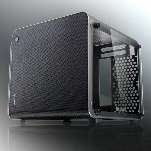 Raijintek Metis Evo TGS, schwarz, Glasfenster, Mini-ITX
