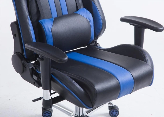 CLP Racing Limit V2 Kunstleder Gamingstuhl, schwarz/blau