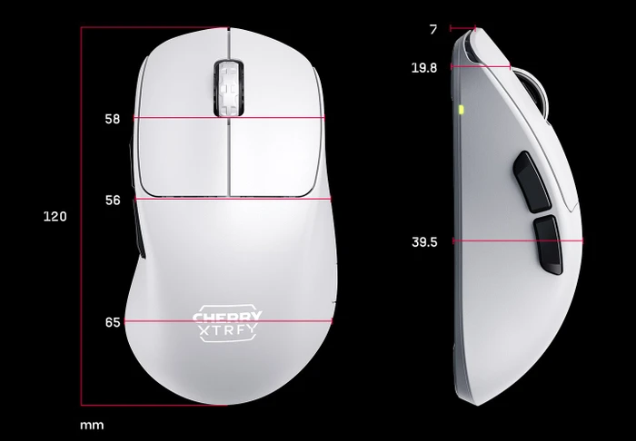 Cherry Xtrfy M64 Pro 8K Wireless weiß, USB