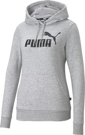 Puma Essentials Logo Hoodie light grey heather (Damen)