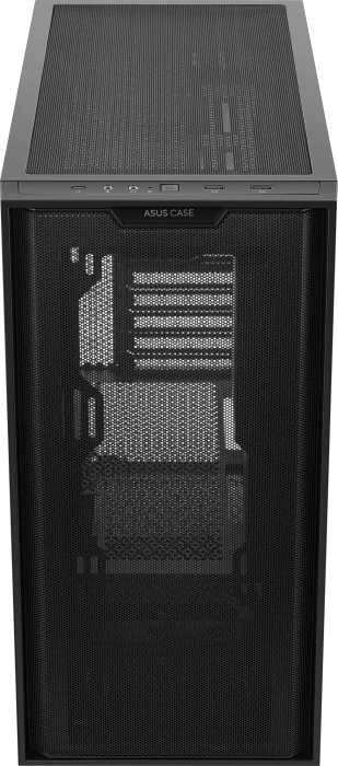 ASUS A21 Black, schwarz, Glasfenster