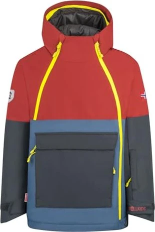 Trollkids Eikedalen Skijacke carmin red (Junior)