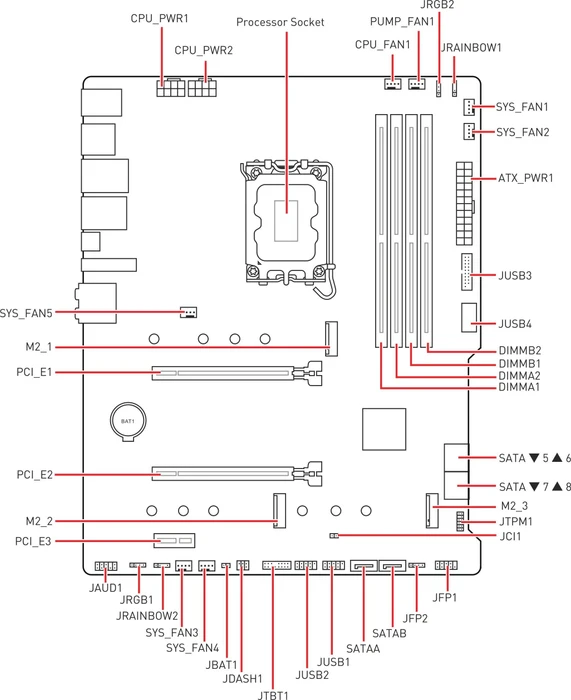 MSI MAG B660 Tomahawk EVA e-PROJECT (Intel 1700)