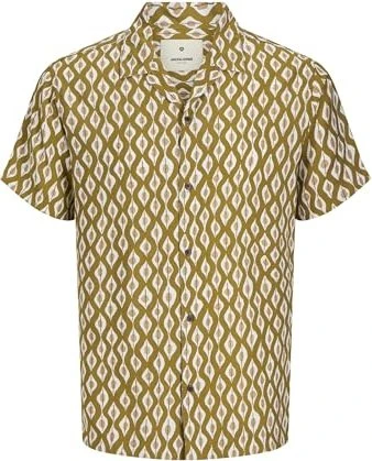 Jack & Jones Comfort Fit Hawaii Hemd kurzarm firgreen (Herren)
