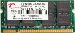 G.Skill SQ Series SO-DIMM 2GB, DDR2-533, CL4