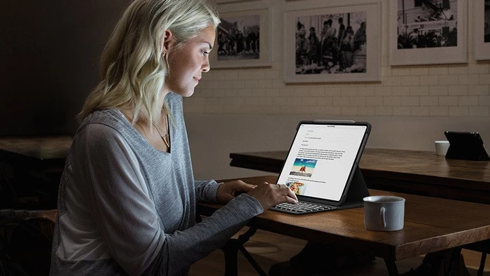 Logitech Slim Folio Pro für iPad Pro 11" 1. Gen, schwarz, DE