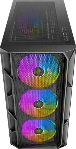 Antec AX1000 ARGB, schwarz, Glasfenster