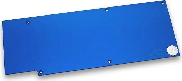 EK Water Blocks EK-FC R9 290X Backplate blau