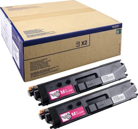 Brother Toner TN-329MTWIN magenta hohe Kapazität, 2er-Pack