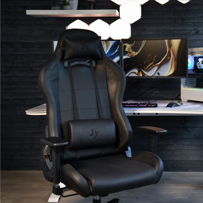 Arozzi Torretta SoftPU Gamingstuhl, pure black