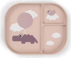 Done by Deer Foodie Compartment Kinderteller happy clouds powder