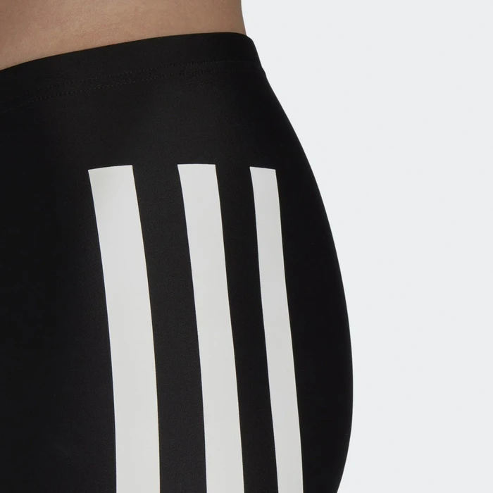 adidas Bold 3-Streifen Badehose schwarz/weiß (Herren)