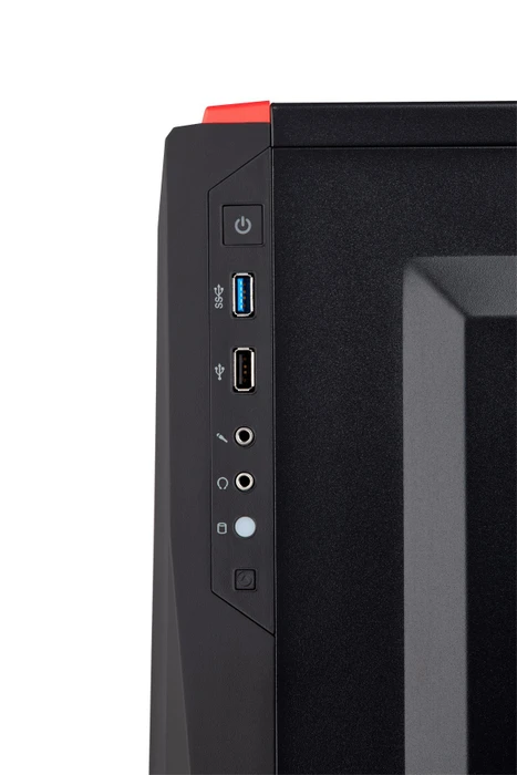 Corsair Carbide Series SPEC-04 TG, schwarz/rot, Glasfenster