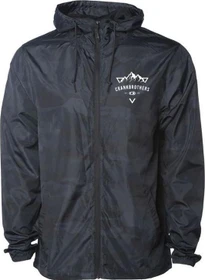 CrankBrothers Black Camo Windbreaker Funktionsjacke mountain graphic