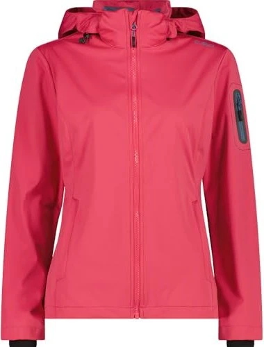 CMP Zip Hood Softshell Funktionsjacke magenta (Damen)