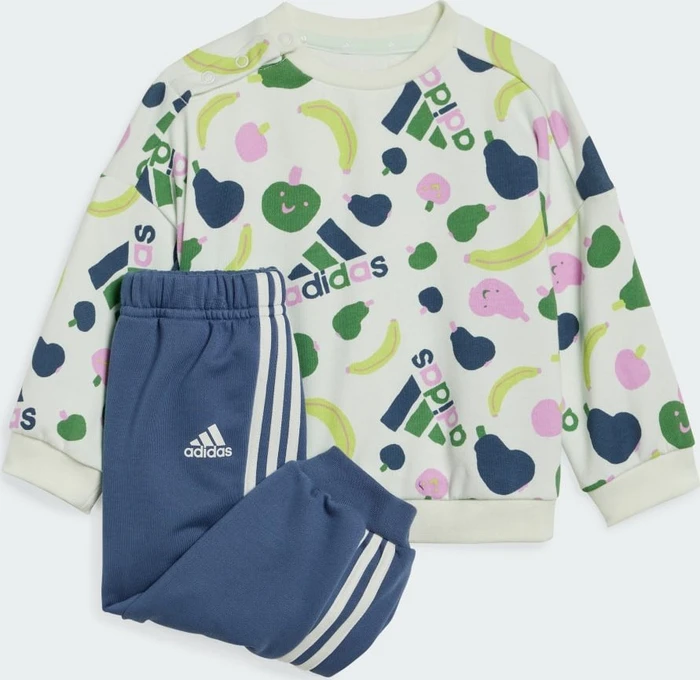 adidas Essentials Allover Print Trainingsanzug (Junior)