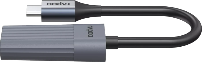 Rapoo UCA-1012 Audio Adapter, 1x USB-C [Stecker]