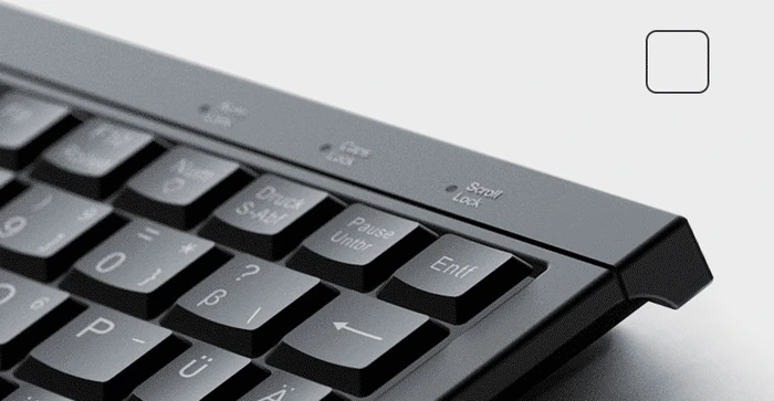 KeySonic KSK-3211ELU, schwarz, USB, DE
