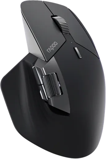Rapoo MT760L Wireless Multi-mode Mouse schwarz/grau, USB/Bluetooth