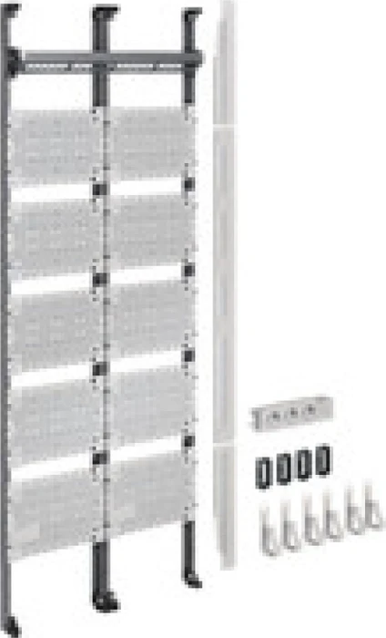 Hager Komplettfeld Multimedia, univers Z, 1350 mm, 2-feld, ohne Patchmodule (UF52NW)