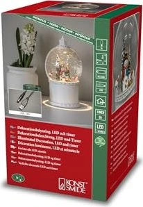 Konstsmide Motiv Wasserlaterne Schneemann LED 1x warmweiß