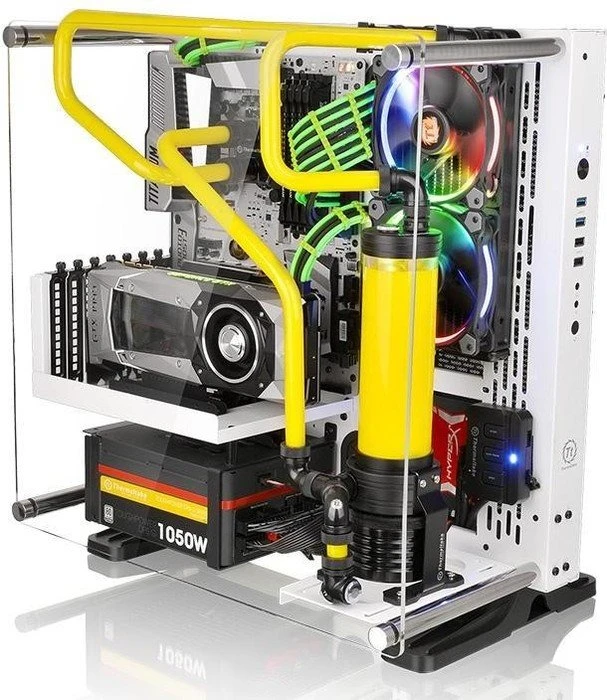 Thermaltake Core P3 Snow Edition weiß, Acrylfenster