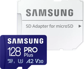 Samsung PRO Plus R180/W130 128GB Kit, UHS-I U3, A2, Class 10