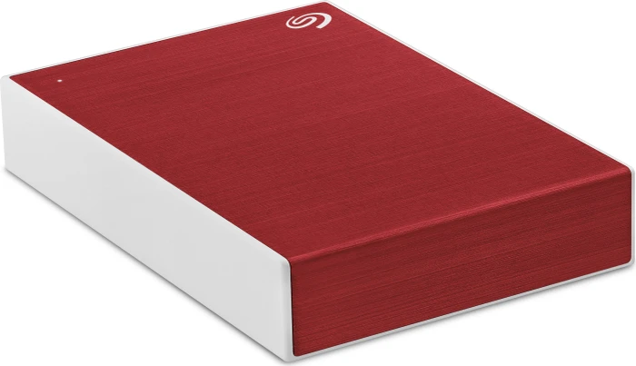 Seagate One Touch Portable HDD, Red, 5TB, +Rescue, USB 3.0 Micro-B