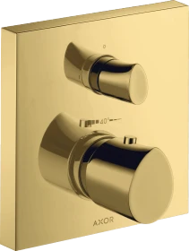 Hansgrohe AXOR Starck Organic Thermostat Unterputz mit Absperrventil polished gold optic