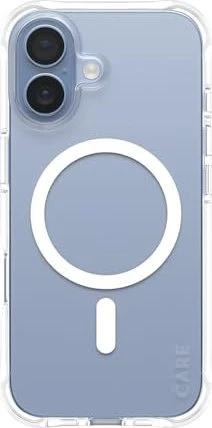 PanzerGlass Care Fashionable Case Samba Transparent w. White MagSafe für Apple iPhone 17