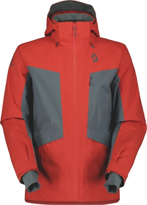 Scott Ultimate DRX Skijacke magma red/grey green (Herren)