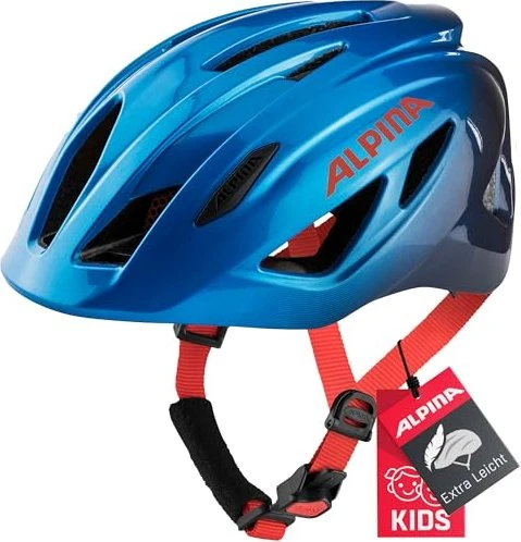 Alpina Pico Kinderhelm true blue gloss