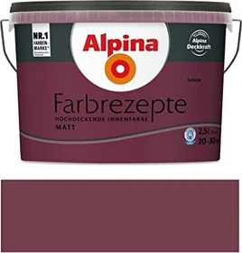 Alpina Farben Farbrezepte Innenfarbe sinfonie matt, 2.5l