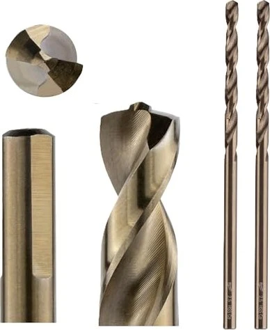 Milwaukee Red Cobalt HSS-G TiN Metallbohrer, 2.5x30x57mm, 2 Stück